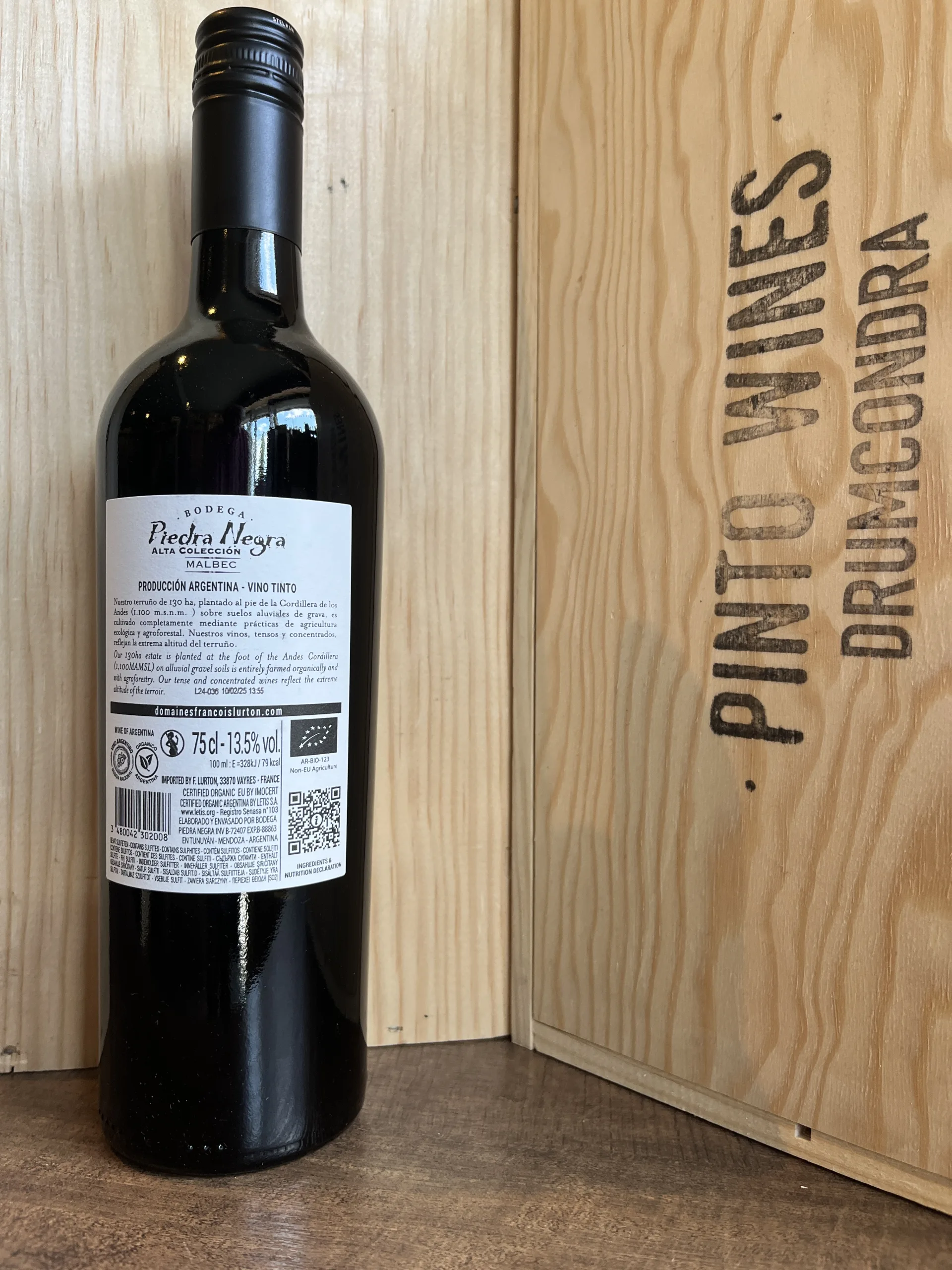 Piedra Negra Malbec Organic