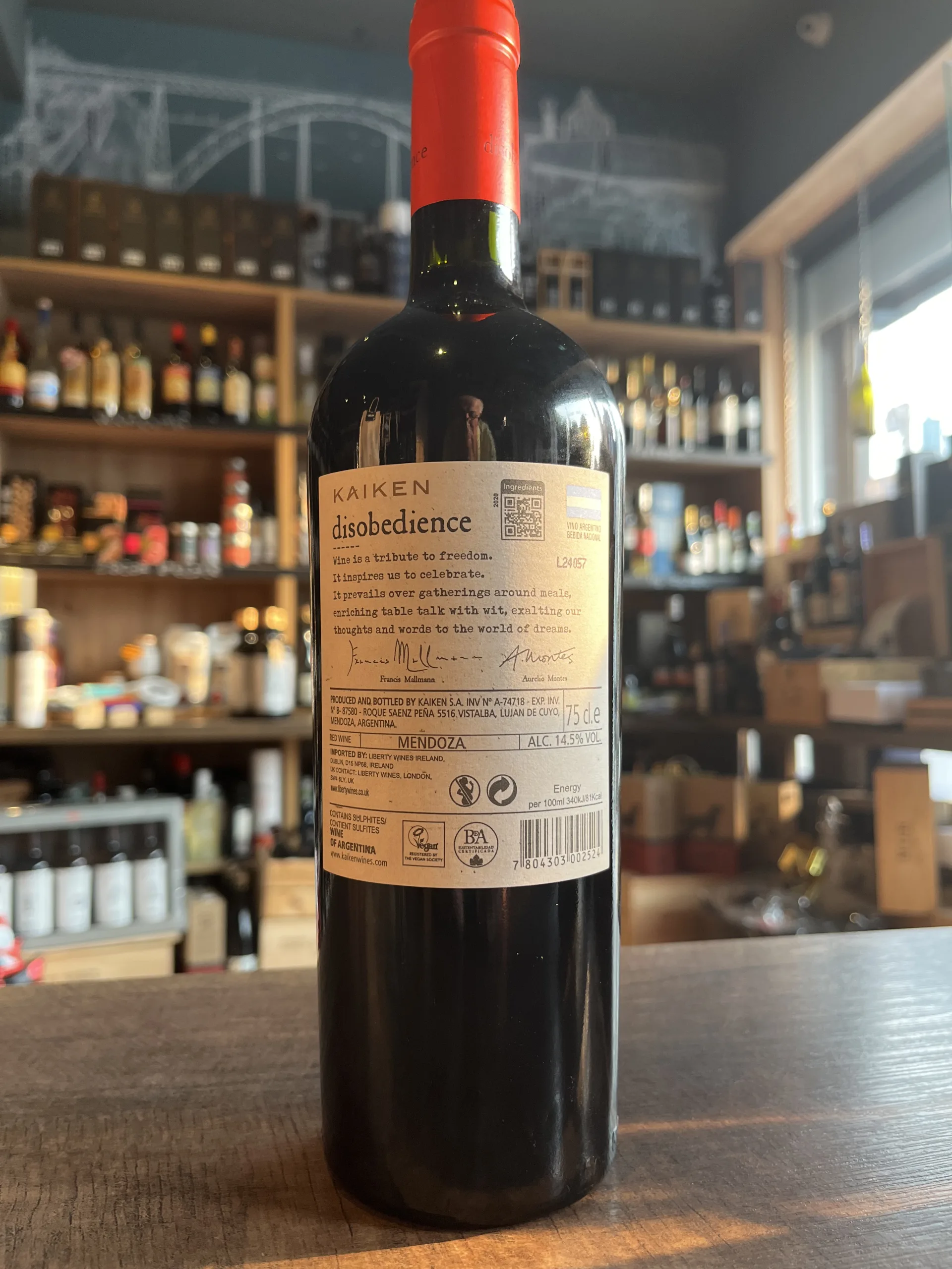 Kaiken Disobedience by Francis Mallmann