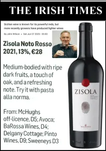 Mazzei Zisola Noto Rosso